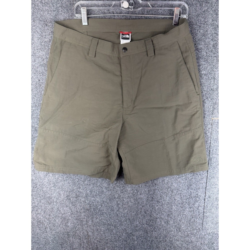 The North Face Cargo Shorts Mens 34 Brown Nylon Lightweight Hiking Utility